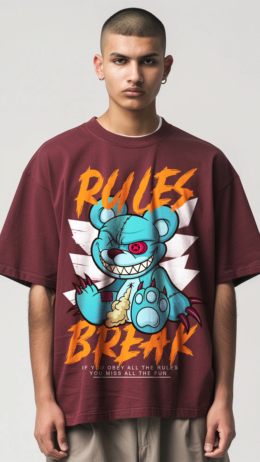 F/P Rules Break Oversize Tshirt