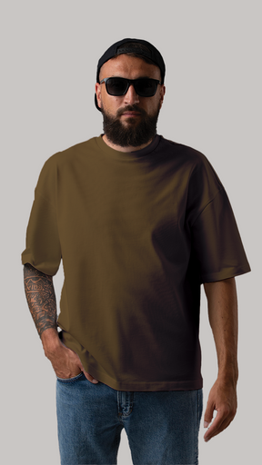 Camal Oversize T Shirt