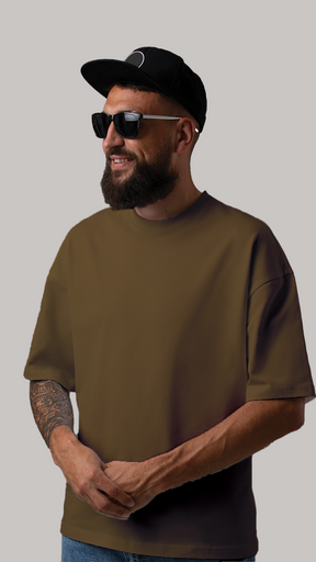 Camal Oversize T Shirt