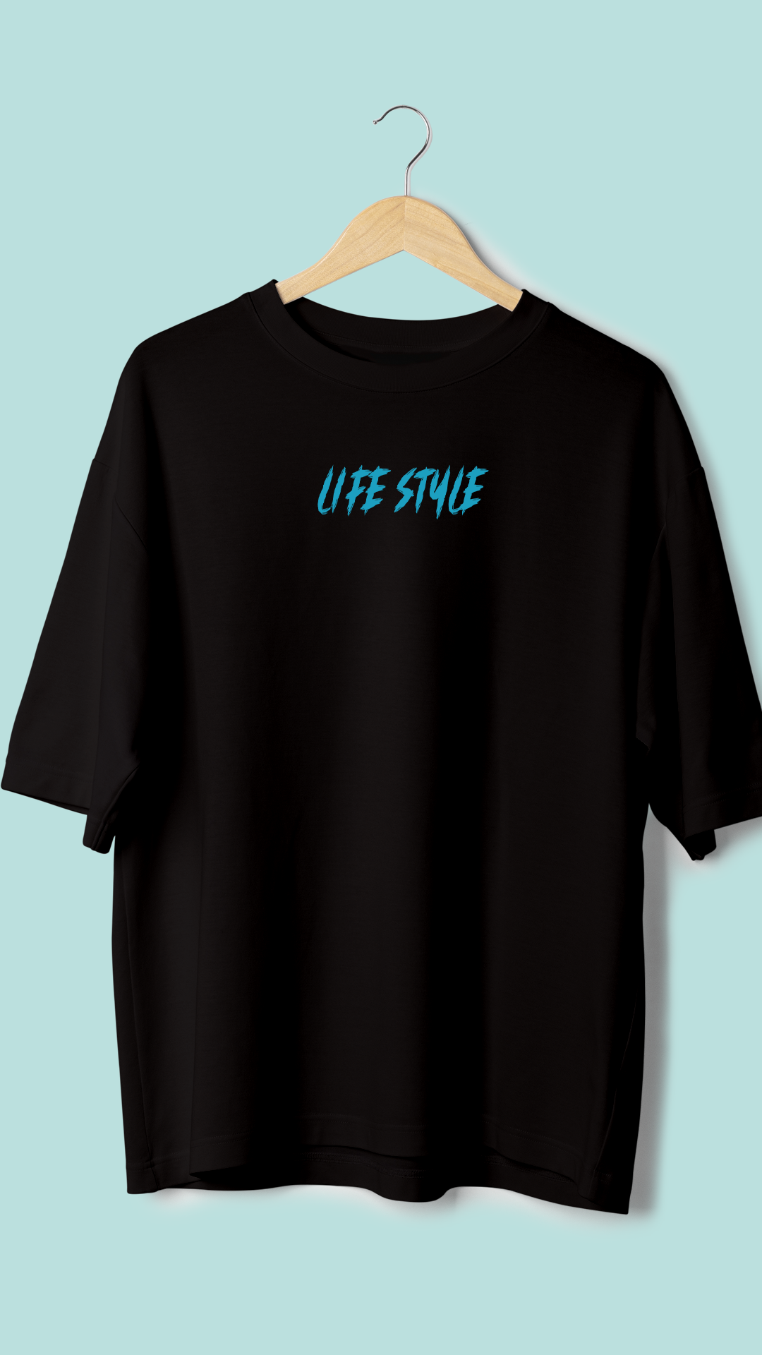 Life Style Printed Oversize T Shirt