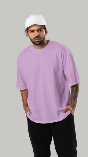 Lilac Oversize Fit T Shirt