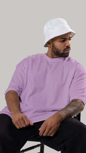 Lilac Oversize Fit T Shirt