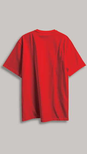 Red Overize Fit T Shirt