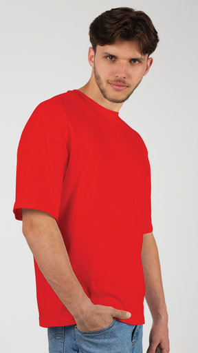 Red Overize Fit T Shirt