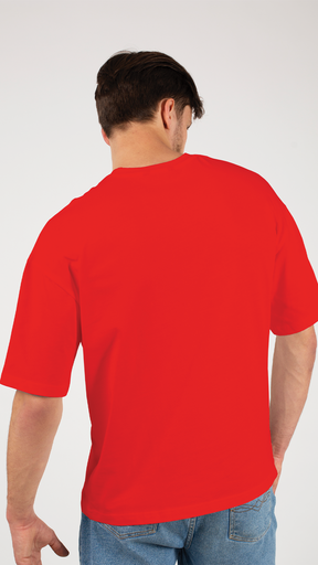 Red Overize Fit T Shirt