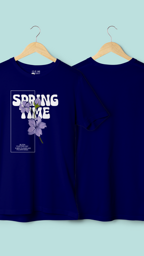 Spring Time Printed Half Sleeve T Shirt