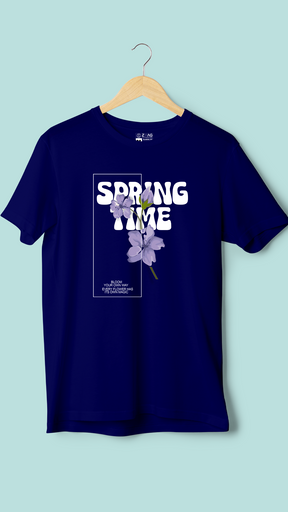 Spring Time Printed Half Sleeve T Shirt