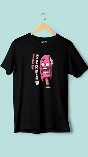 Ice Scream Harf Sleeve Printed T Shirt