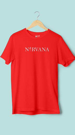 Nirvana Harf Sleeve printed T Shirt