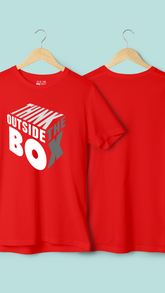 Think Out SIde The Box Printed T Shirt