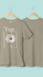 Positive Vibe Harf Sleeve Printed T shirt